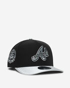 New Era 9Fifty Atlanta Braves A-Frame Snapback Hat 70919554 Black 1