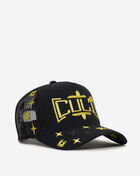 Cult of Individuality Rope Logo Mesh Back Trucker Hat 626BS-CH49B Black 1