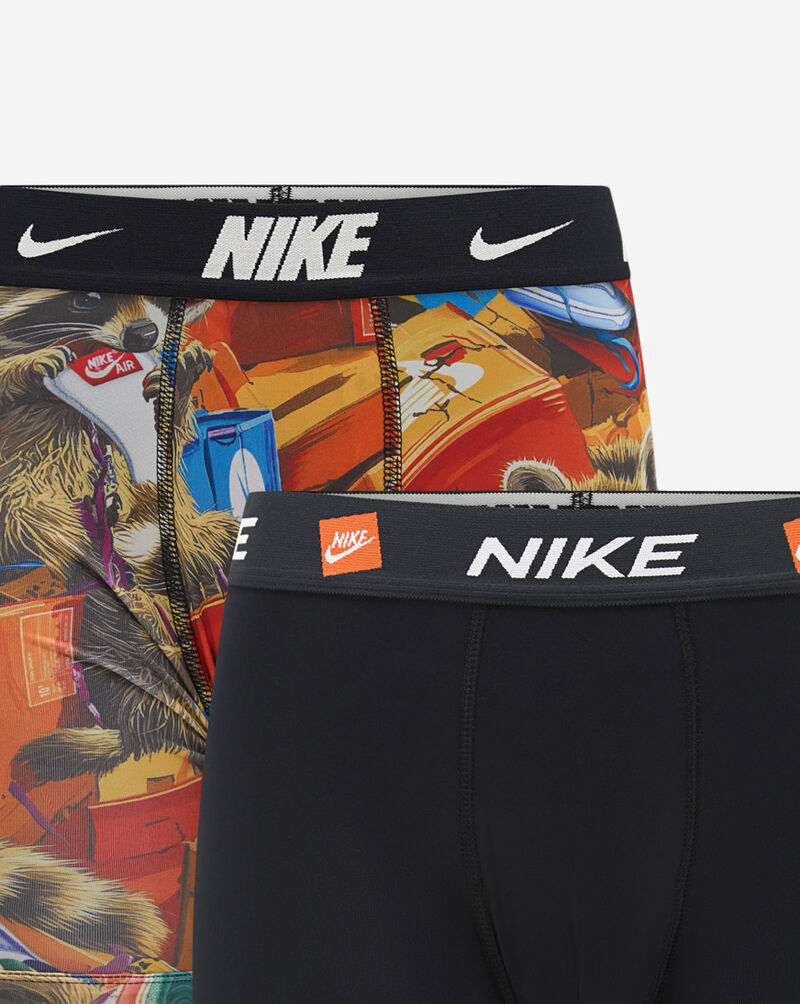 Nike Big Kids' 2PK Printed Long Boxer Briefs 9N1334-U10 Multi 2
