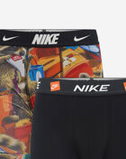 Nike Big Kids' 2PK Printed Long Boxer Briefs 9N1334-U10 Multi 2