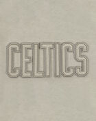 Boston Celtics Neutral Cropped Fleece Pull Over Hoodie