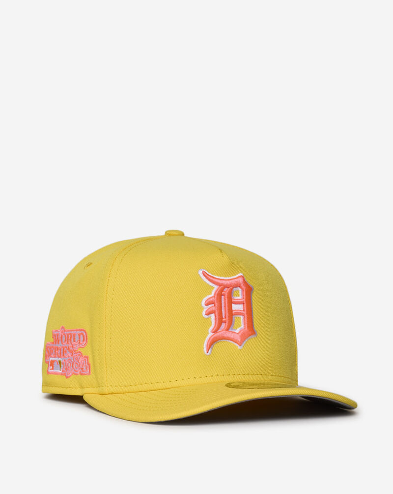 New Era 9Fifty Detroit Tigers A-Frame Snapback Hat 71011851 Yellow 1