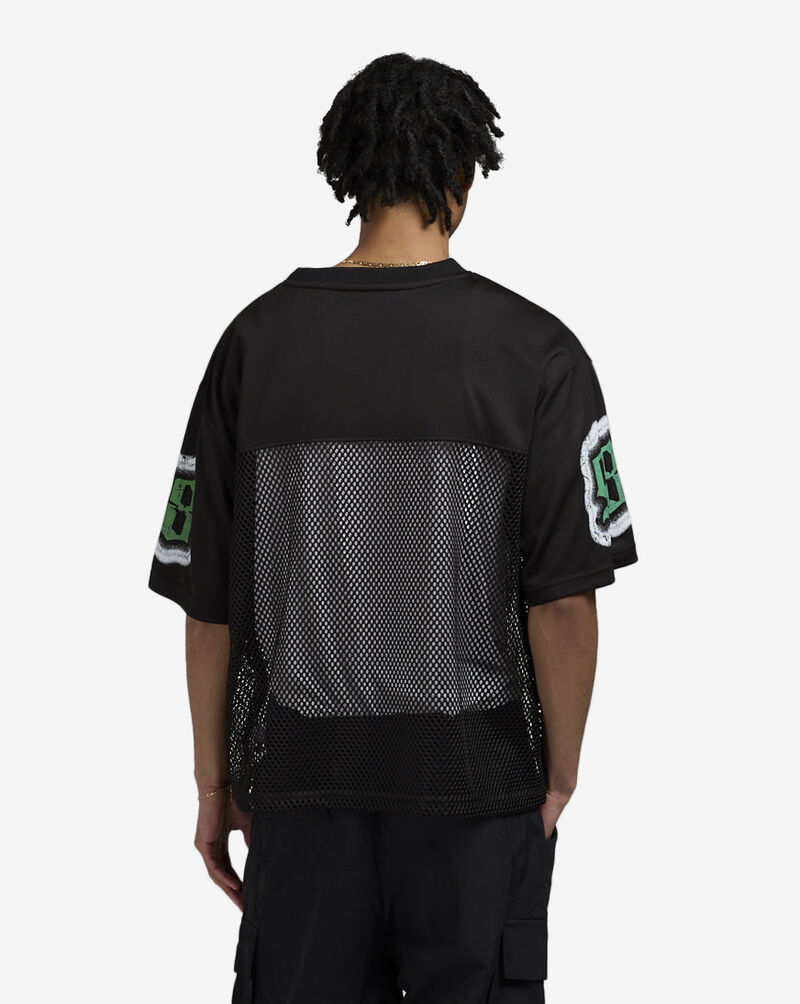 Hudson Screaming Skull Cropped Mesh Tee E1134568-BLK Black 2