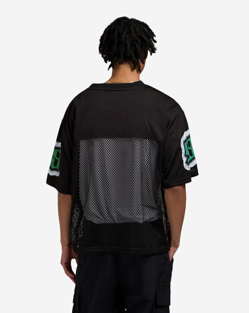 Hudson Screaming Skull Cropped Mesh Tee E1134568-BLK Black 2