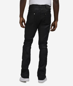 Monogram Embellished Denim Jeans