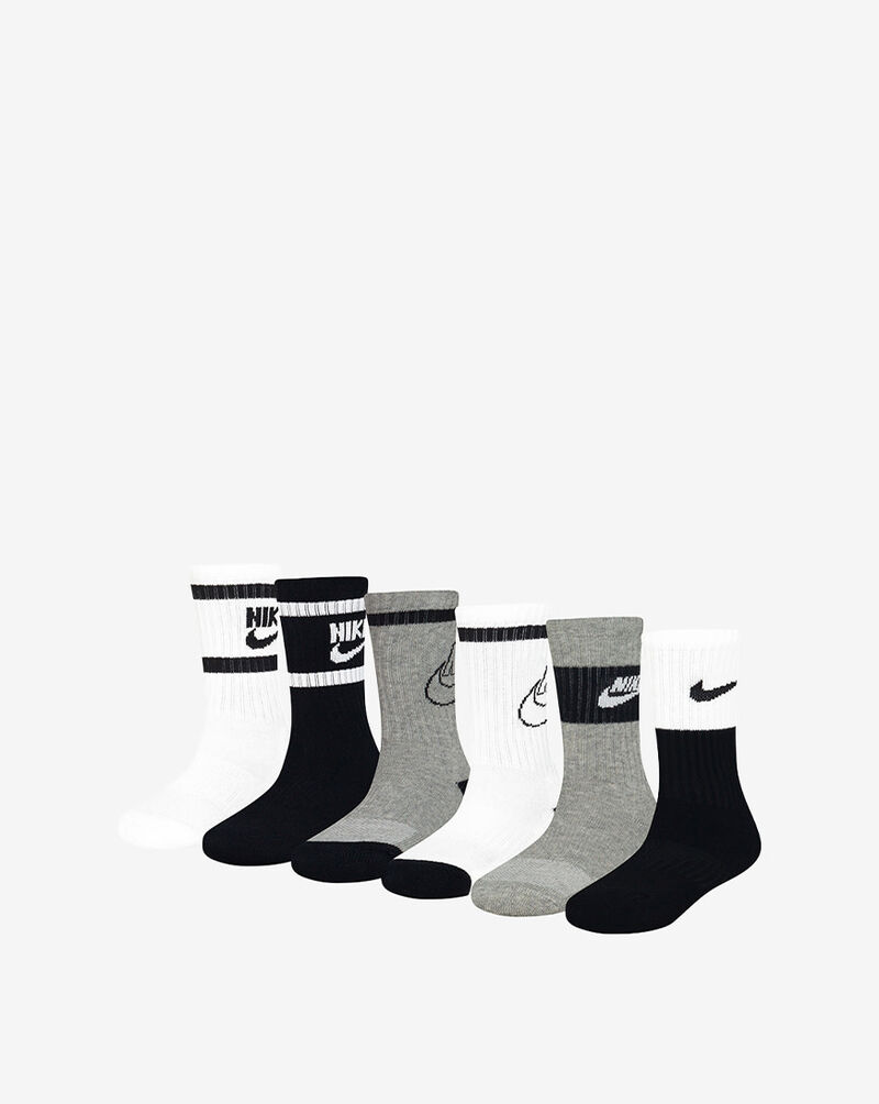 Nike Little Kids' NSW Retro Crew Socks  NN0543-001 Multi 1