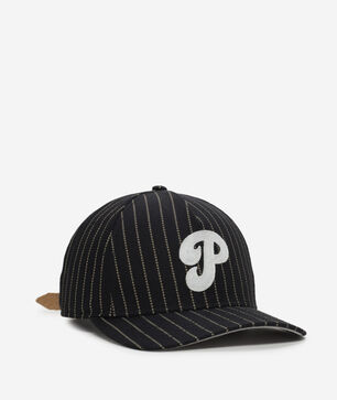 9Forty Philadelphia Phillies A-Frame Dotted Pinstripe Energy Snapback Hat 
