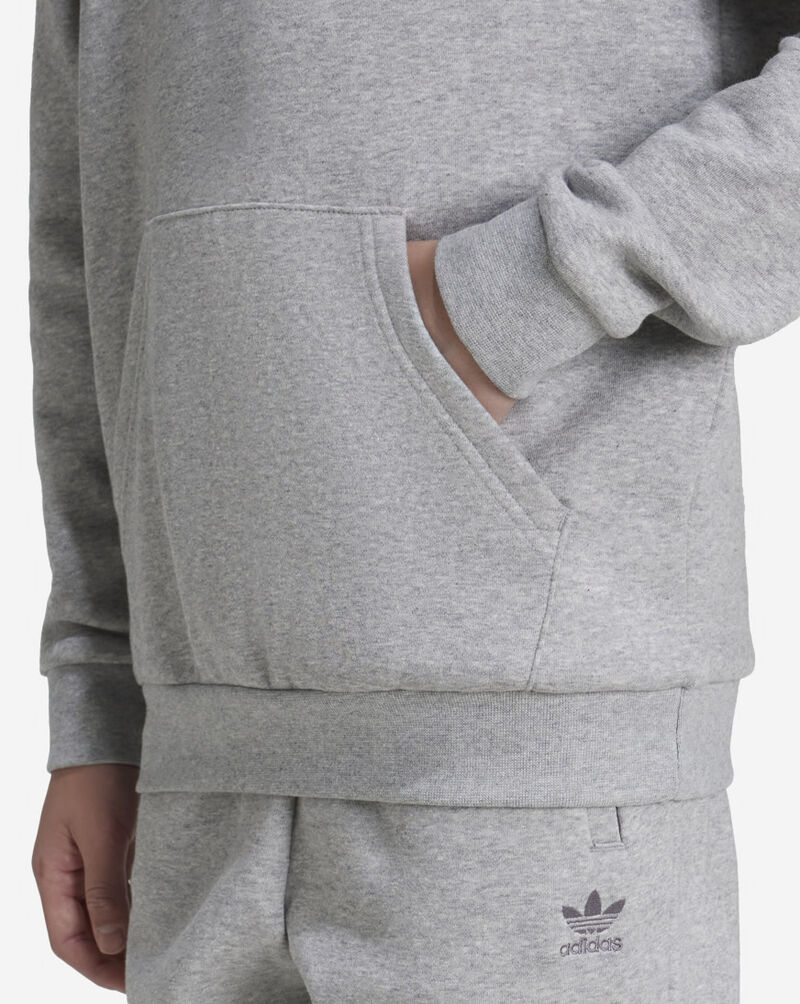 adidas Big Kids' Essential Fleece Hoodie IX5285 Grey 2