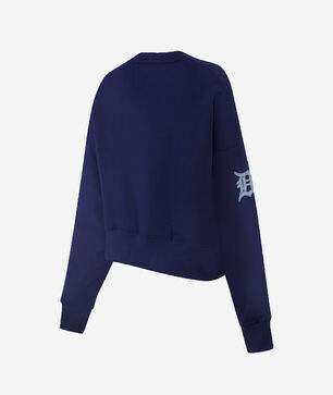 Detroit Tigers Varsity Blues Fleece Crewneck