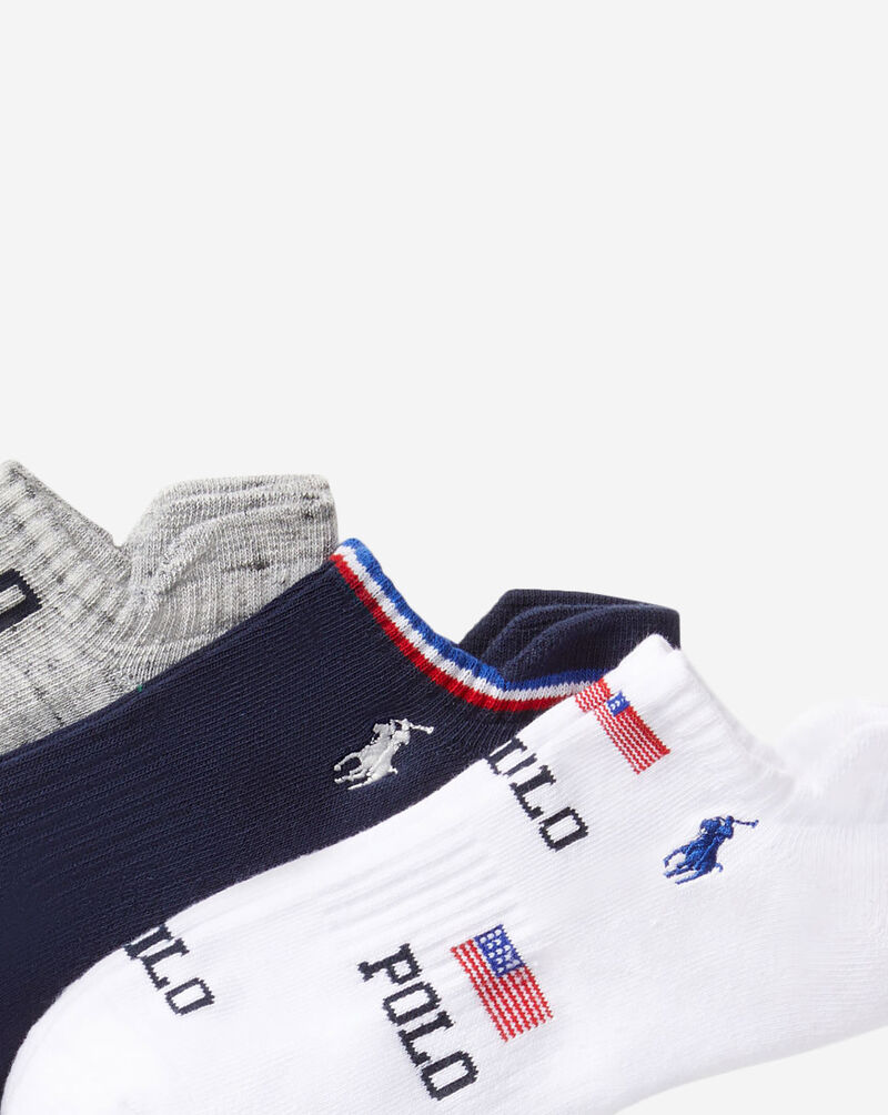 Polo USA Low 3Pk Socks (L)