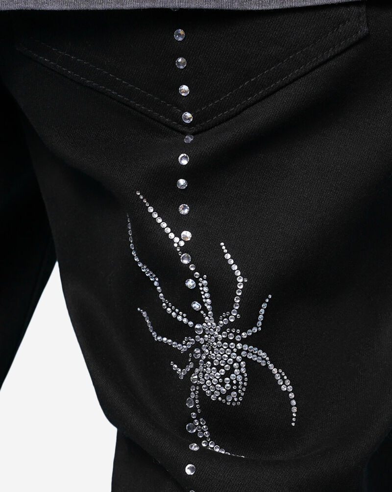 Hasta Muerte Spider Flared Denim HM-SPIDER-DENIM-BLACK Black 3