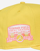 New Era 9Fifty Atlanta Braves A-Frame Snapback Hat 71011846 Yellow 2