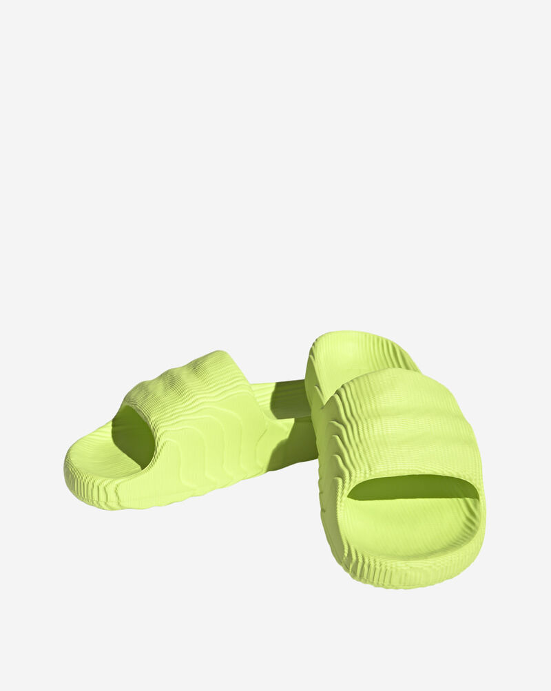 yellow adidas slides