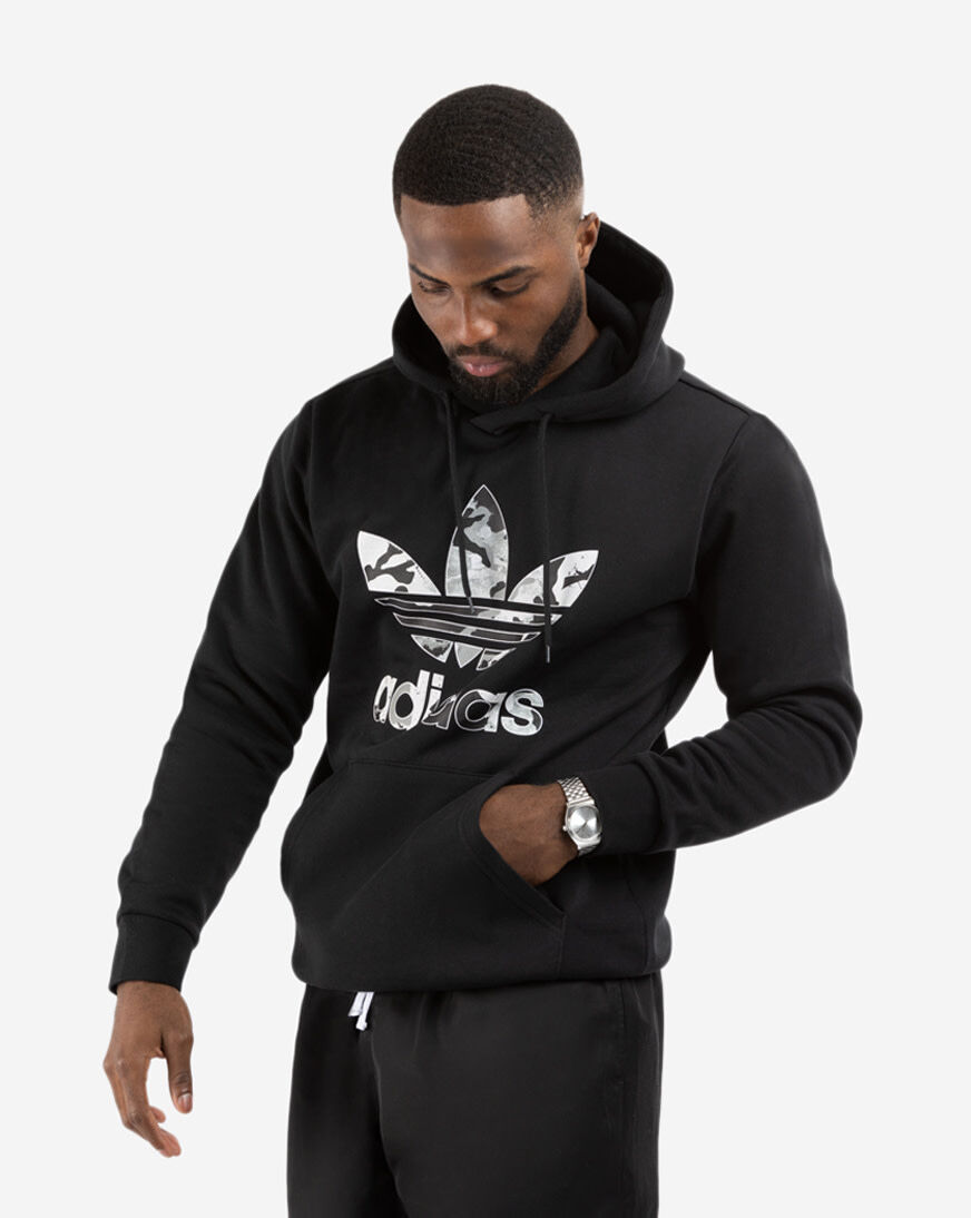 Adidas camo trefoil hoodie Clearance