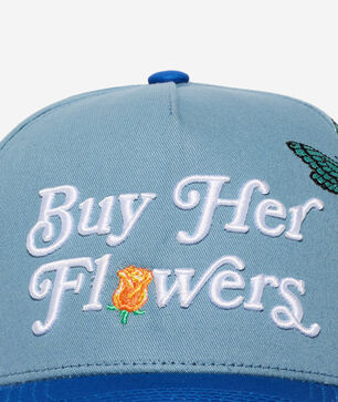 Buy Her Flowers Full Twill Trucker Hat