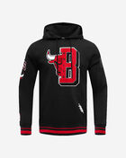 Chicago Bulls Mash Up Rib Fleece Pull Over Hoodie