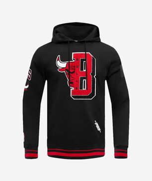 Chicago Bulls Mash Up Rib Fleece Pull Over Hoodie
