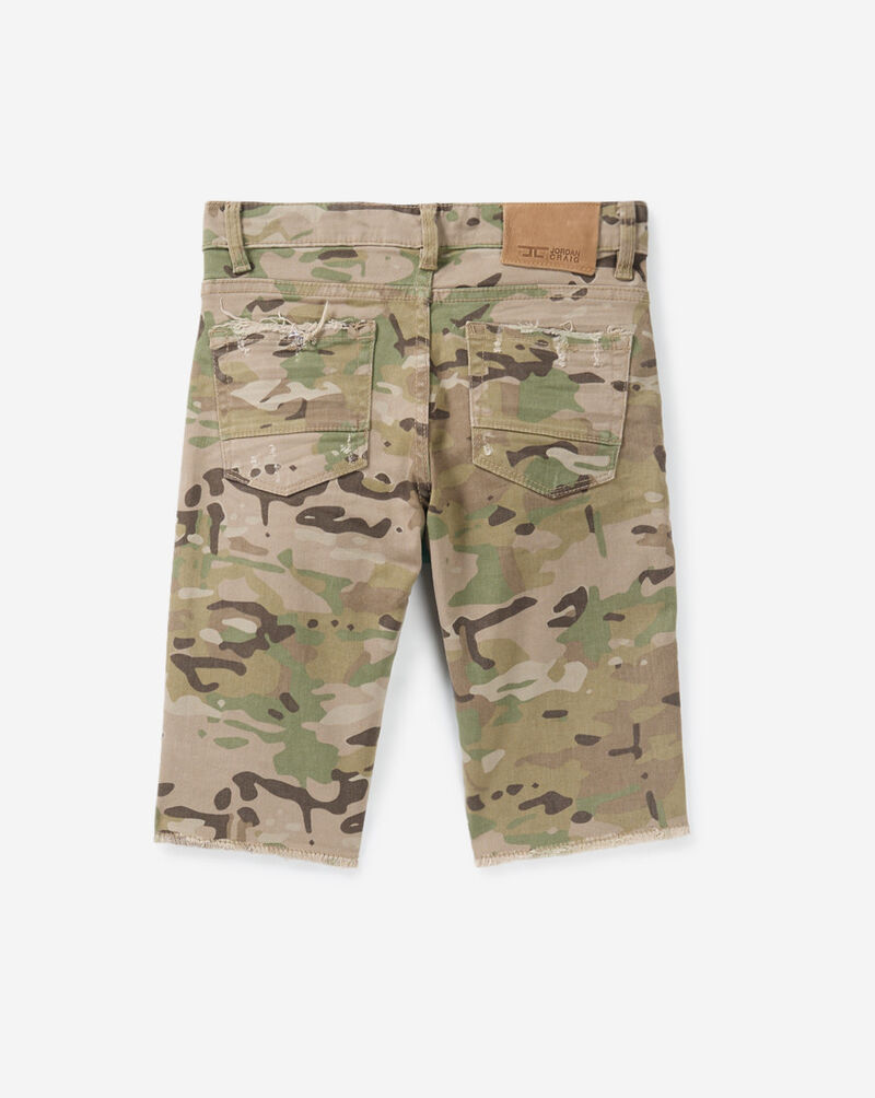 Jordan Craig Kids' Distressed Shorts (8-16) J333SCB-CAMO Camo 3