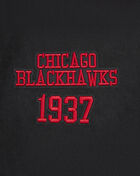PRO STANDARD Chicago Blackhawks Retro Classic Rib Wool Varsity Jacket HCB667542-BRK Black 4