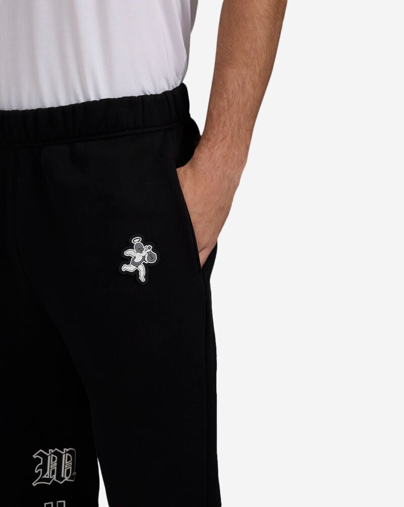 Hasta Muerte Motivated Stacked Fleece Pant HMMOTIVATEDBTM-BLK Black 3