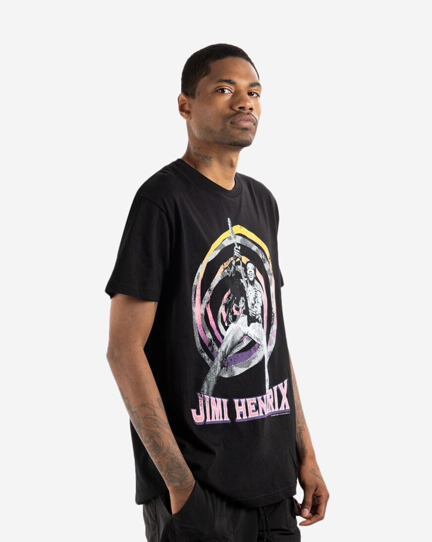 Shop Graphic Tees Jimi Hendrix Guitar Tee JIX0047 black
