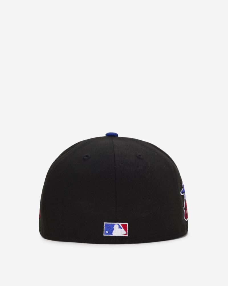 New Era 59Fifty Rare Atlanta Braves Rare Fitted Hat 70946492 Black 3