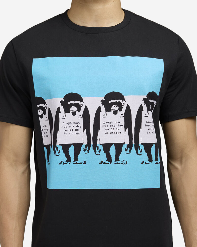 Mister Tee Banksy Chimp Lineup Tee MCUS155-US-00007 Black 3