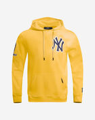 PRO STANDARD New York Yankees Classic Chenille Double Knit Pull Over Hoodie  LNY531152-YEL Yellow 1