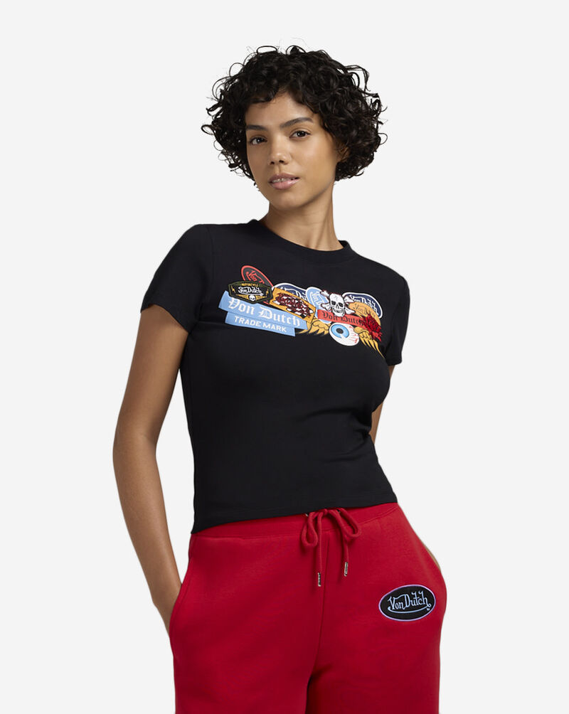 Von Dutch Eyeball Mashup Graphic Tee  7VND9C4269 Black 1