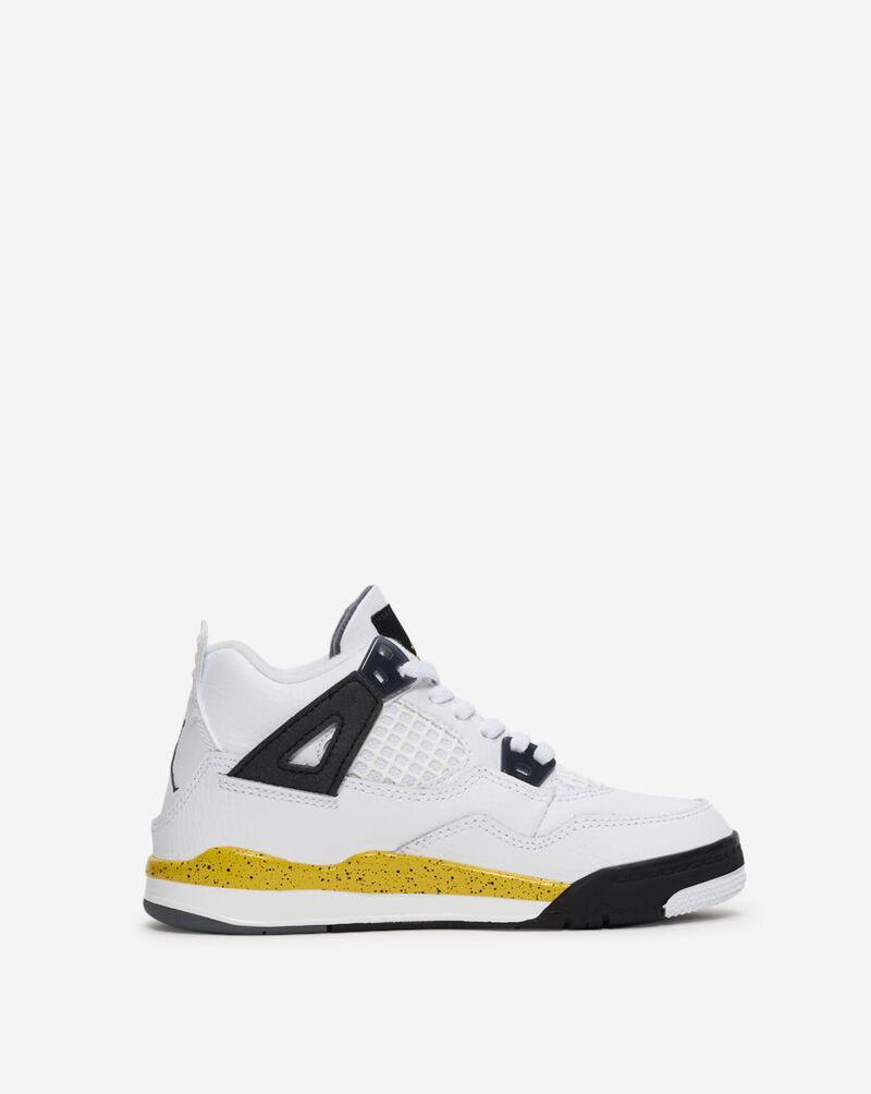 Jordan Little Kids' Air Jordan 4 Retro "Tour Yellow" BQ7669-102 White 4