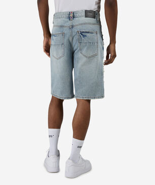 Embellished Denim Shorts