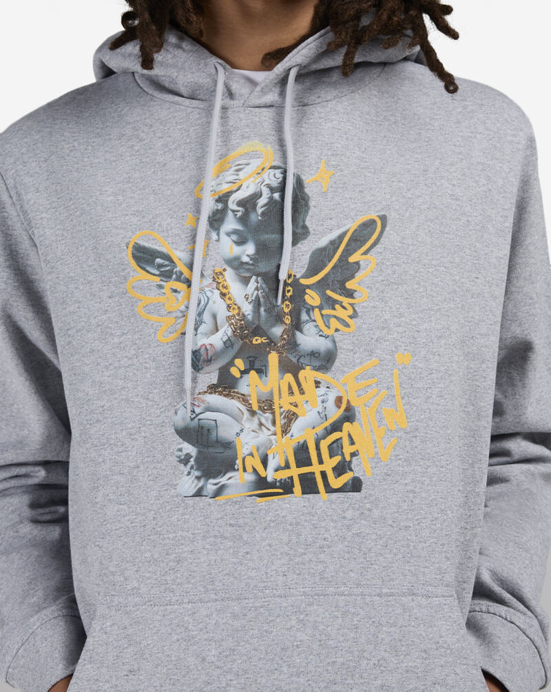 Mister Tee Made In Heaven Hoodie MTUS471-00111 Grey 3