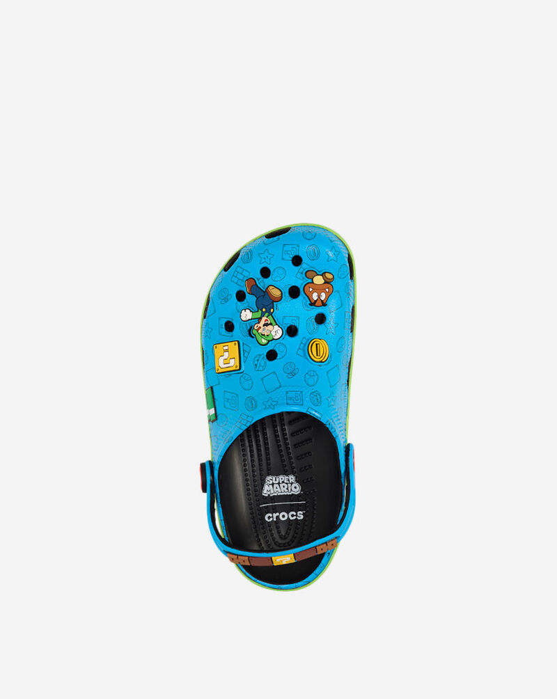 Crocs Grade School Super Mario Classic Clog 212139-90HJ Multi 7
