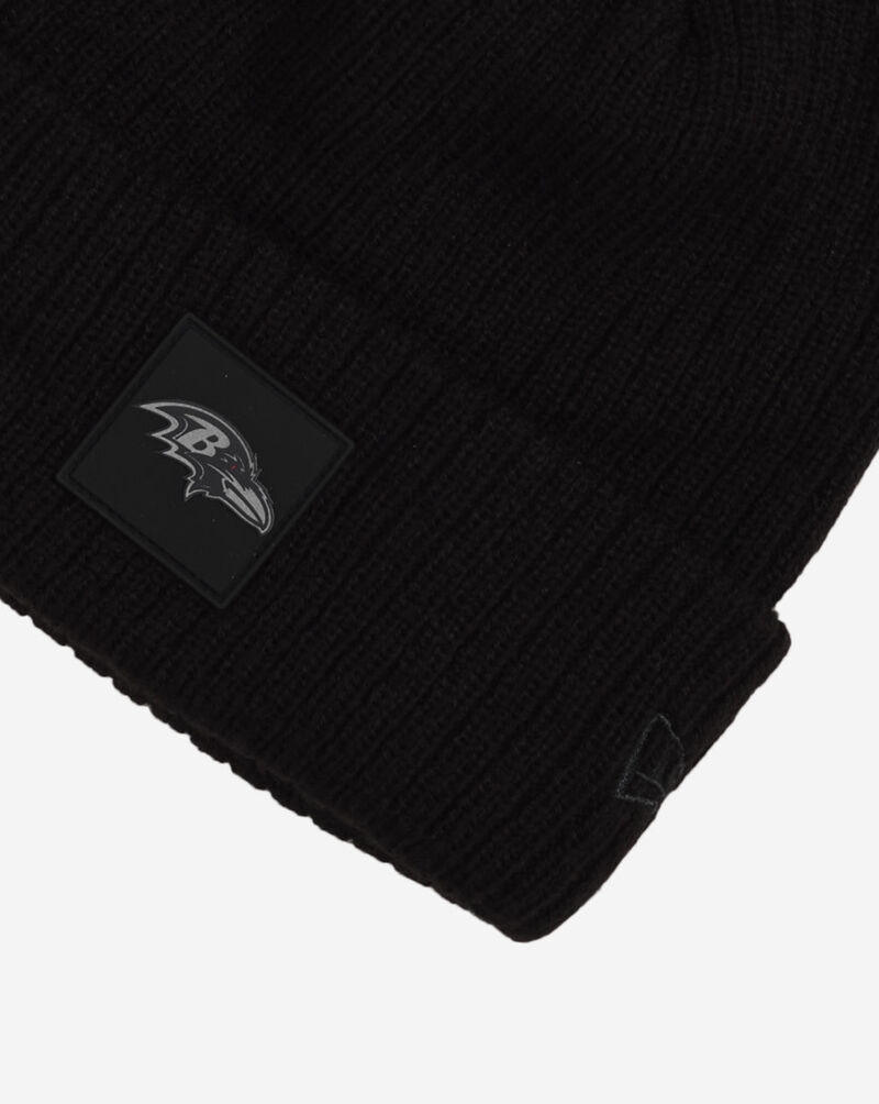 New Era Baltimore Ravens Rubberized Knit Beanie 60833858 Black 2