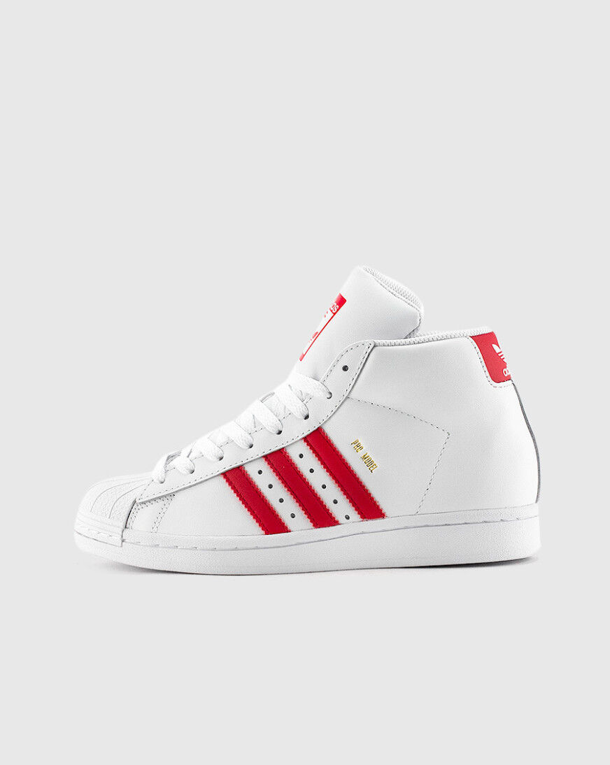 Red and white pro model adidas Clearance