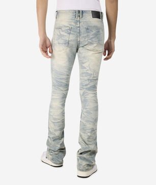 Stacked Flare Fashion Basic Jeans