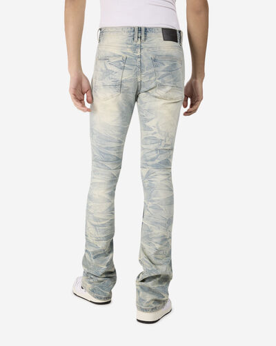 Stacked Flare Fashion Basic Jeans