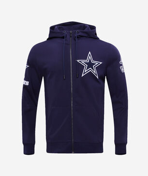 Dallas Cowboys Classic Chenille Double Knit Full-Zip Hoodie