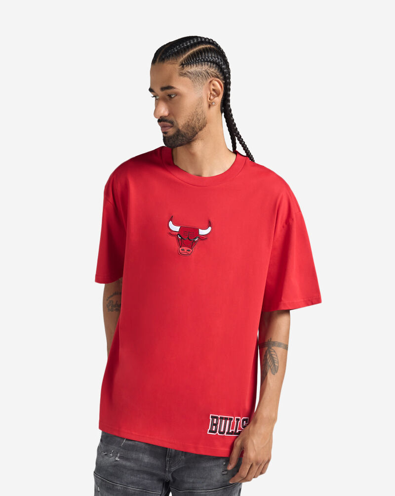 PRO STANDARD Chicago Bulls Wingspan Jersey Drop Shoulder Tee BCB1515825-RED Red 1