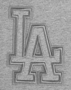 PRO STANDARD Los Angeles Dodgers Neutral Drop Shoulder Tee LLD137025-DHG Grey 2