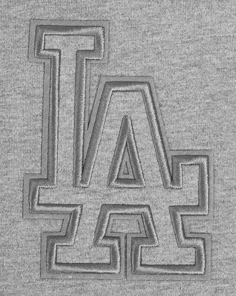 PRO STANDARD Los Angeles Dodgers Neutral Drop Shoulder Tee LLD137025-DHG Grey 2