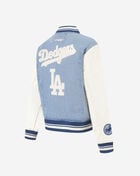 PRO STANDARD Los Angeles Dodgers Varsity Blues Denim Varsity Jacket  LLDU38409-DLN Blue 2