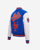 New York Mets Retro Classic Rib Wool Varsity Jacket