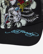 Ed Hardy 77 Eagle Hat EHH0001-43RS Black 2