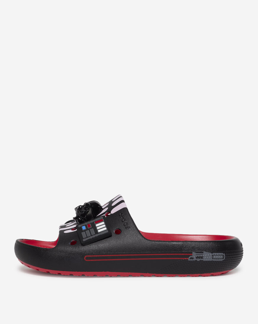 Shop Crocs Darth Vader Classic Slides 209829-6WC black