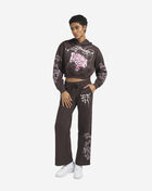 Ed Hardy Rhinestone Leopard Pullover Fleece Hoodie EHW1810-2RS Black 4