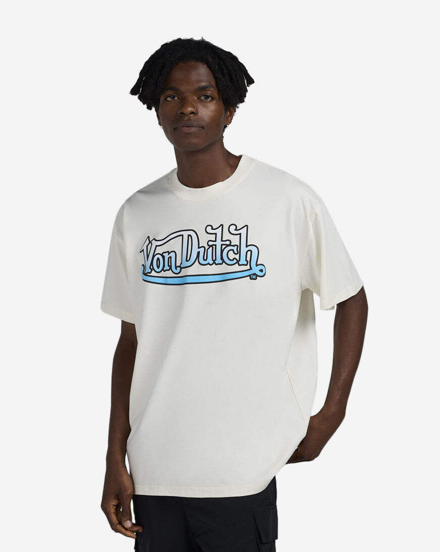 Shop Von Dutch Flames Tee 4VND9C4278-CRM cream | SNIPES USA