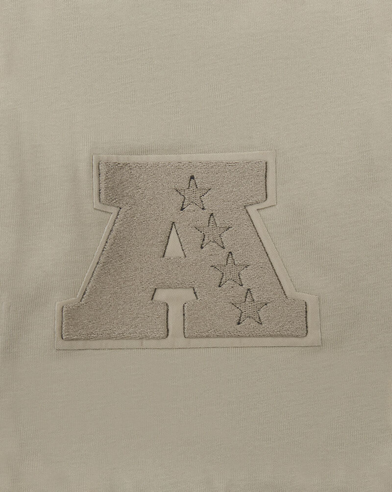 PRO STANDARD Buffalo Bills Neutral Drop Shoulder Tee FBB144733-TAU Beige 2