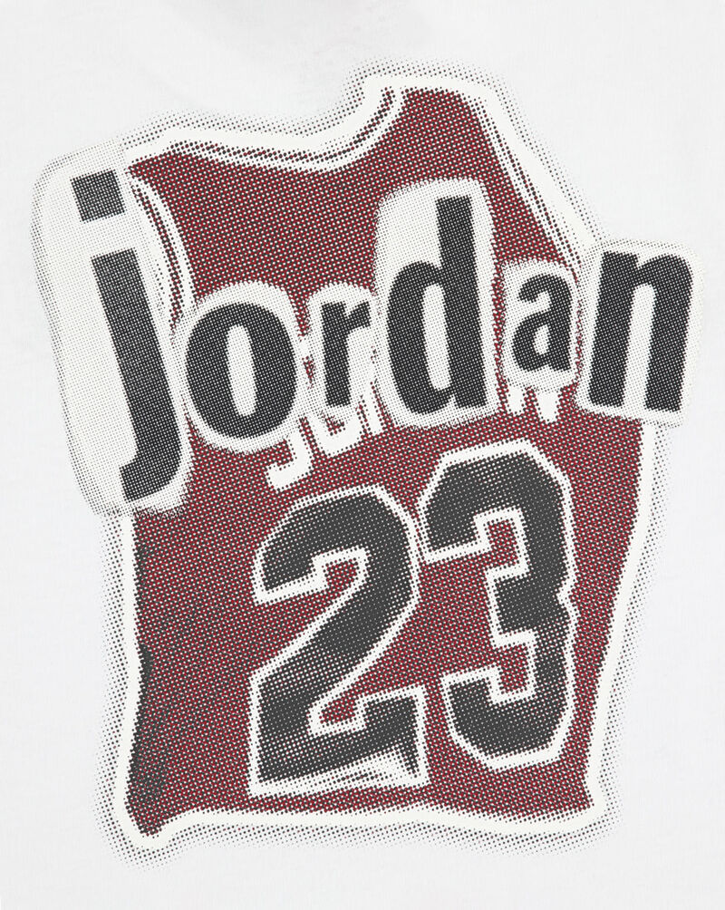 Jordan Little Kids' Jersey Collage T-Shirt 85D737-001 White 3