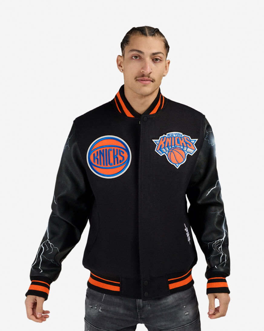 Shop PRO STANDARD New York Knicks Lightning Jacket BNK6517045-BOR